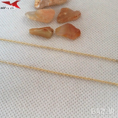 Колие с 14К златно покритие 274094, снимка 3 - Колиета, медальони, синджири - 52863913