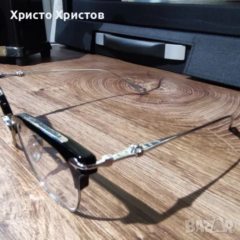 Мъжки луксозни диоптрични рамки Chrome Hearts , снимка 8 - Слънчеви и диоптрични очила - 47467420