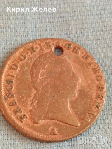 Монета 1 кройцер 1800г. Австрия Франц втори Свещенна римска империя 30286