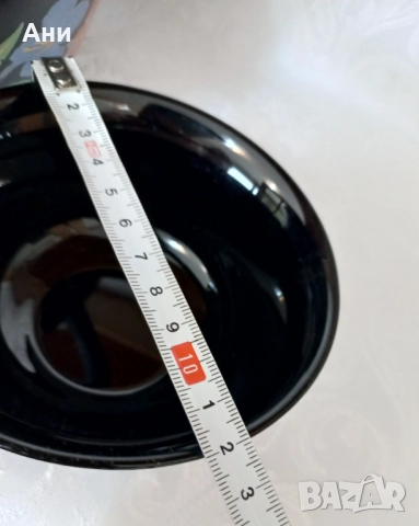 Сервиз от черен аркопал, снимка 9 - Сервизи - 51498521