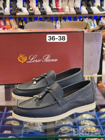 мокасини от естествен велур / кожа loro piana , снимка 8 - Маратонки - 51830186