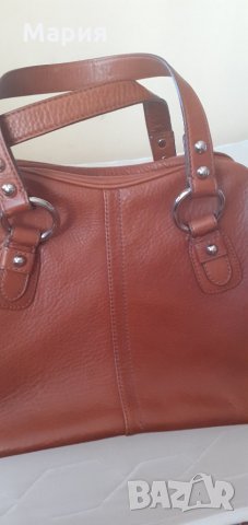 Оригинална чанта естествена телешка кожа- Banana Republic, снимка 3 - Чанти - 30013625