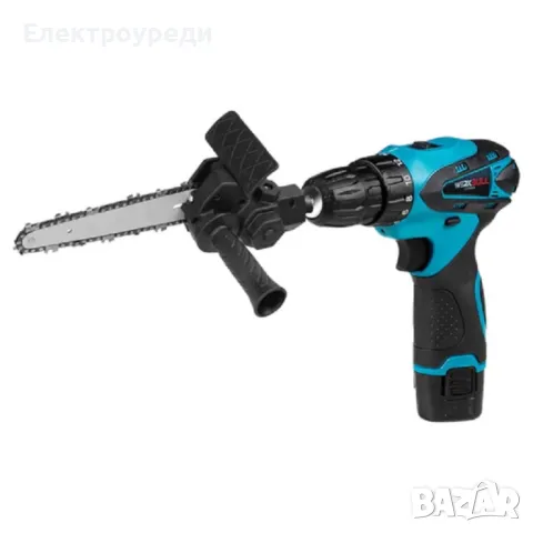 2В1 Двускоростен Винтоверт WerkBull с 25 части + две батерии 24v 3ah + Подарък Приставка Трион с шин, снимка 6 - Други инструменти - 47619818