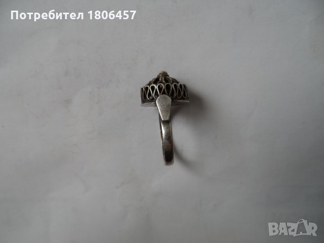 стар сребърен пръстен, снимка 8 - Антикварни и старинни предмети - 31787933