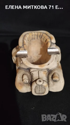 Масивен пепелник кола от смола