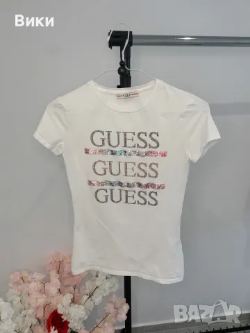 Тениска Guess размер S, снимка 5 - Тениски - 49890261