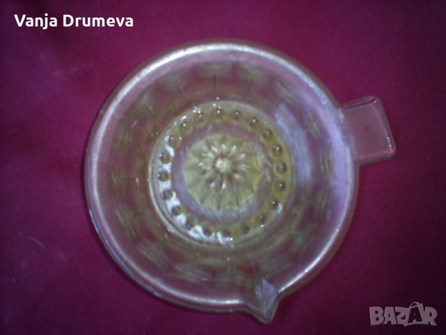 стъклена сокоизтисквачка от едно време, снимка 7 - Аксесоари за кухня - 38240424