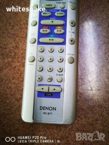 Denon RC-877, Original remote Control for system , снимка 3 - Аудиосистеми - 31362328