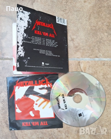 Metallica   Kill 'em All CD 1983 Blackened Recordings , снимка 5 - CD дискове - 54321963