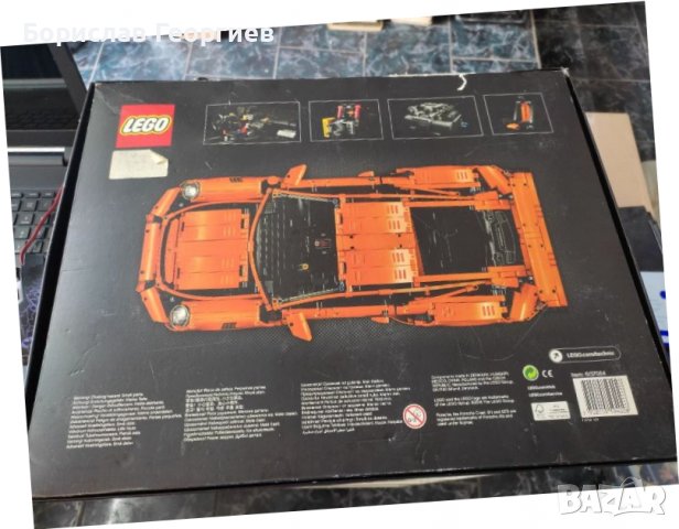 Лего 42056 lego technic porsche 911 GT3 RS кутия, снимка 3 - Образователни игри - 36860886