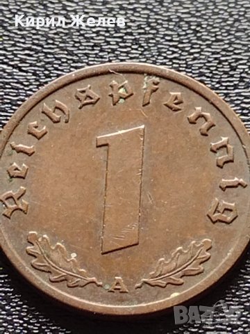Две монети 1 райхспфенинг 1938г. Трети райх с СХВАСТИКА редки за КОЛЕКЦИЯ 37767, снимка 2 - Нумизматика и бонистика - 40637991