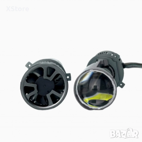 Супер ярки LED, мини крушки за автомобил, с вградена лупа, снимка 2 - Аксесоари и консумативи - 52457357