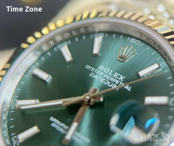 Rolex Datejust 41mm Steel Green Dial Automatic Различни Варианти, снимка 6 - Мъжки - 54050004