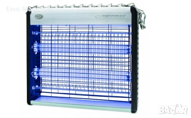 Лампа против насекоми UV Esperanza EHQ006 Hunter, 20W, 38,5х7,5х25см. Гаранция 24 месеца , снимка 4 - Други стоки за дома - 49524416