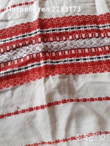 Бродирано битово каре върху панама, снимка 8 - Декорация за дома - 38999916