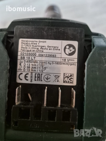 METABO BS 18 LT Акумулаторен винтоверт , снимка 3 - Винтоверти - 52571549