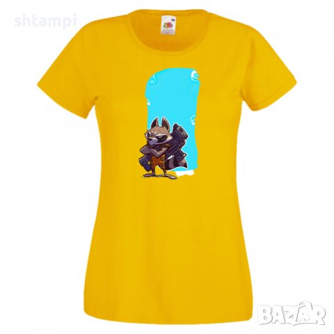 Дамска тениска Marvel Rocket Racoon 1 Игра,Изненада,Подарък,Геймър,, снимка 10 - Тениски - 36748094