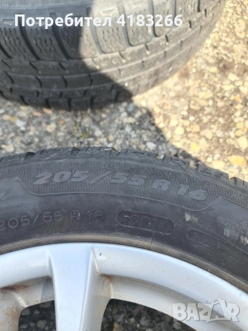 Оригинални джанти БМВ BMW с гуми 5х120 205/55/16 7Jx17H2, снимка 2 - Гуми и джанти - 53032537