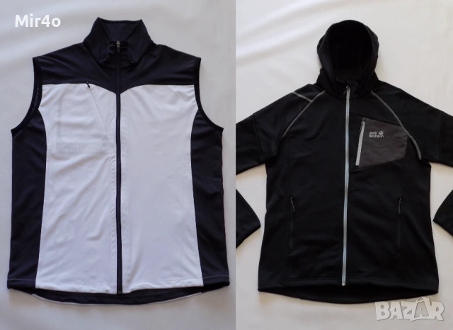 елек galvin green/jack wolfskin горнище худи суичър блуза яке туризъм планина мъжки оригинал M/L