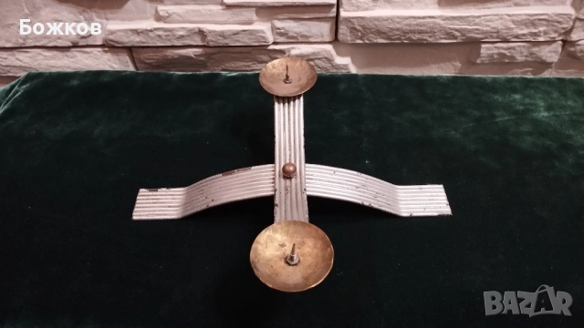 свещник месинг, снимка 3 - Други - 52547686