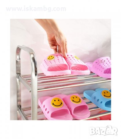 СТЕЛАЖ ЗА ОБУВКИ МЕТАЛЕН НА 4, 5 или 6 НИВА - код 2480, снимка 2 - Етажерки - 33939193