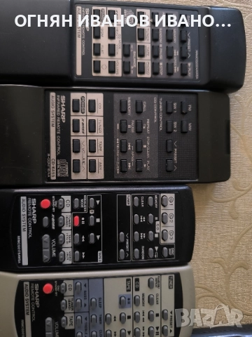 Sharp/Kenwood/Hitachi/Aiwa оригинални дистанционни , снимка 2 - Ресийвъри, усилватели, смесителни пултове - 52520711