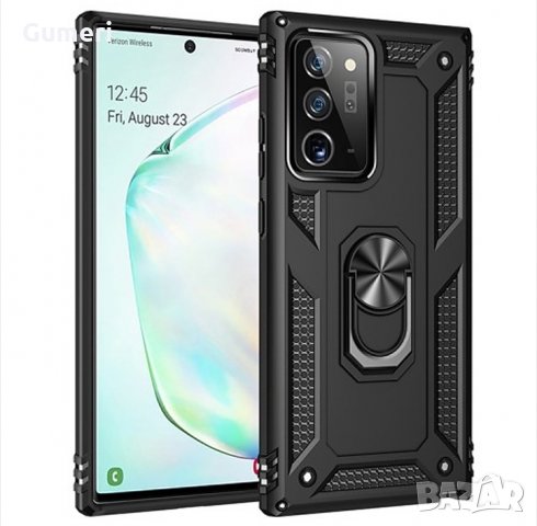 Samsung Galaxy Note20 / Samsung Galaxy Note20 5G Удароустойчив гръб с метален пръстен , снимка 3 - Калъфи, кейсове - 30304082