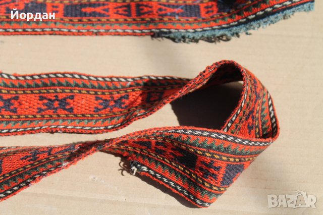 Тъкан вълнен колан за носия със синци, снимка 8 - Антикварни и старинни предмети - 38012831