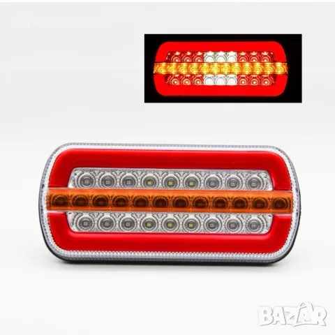 НОВ МОДЕЛ LED Неонови Стопове за платформа ремарке бус 12V