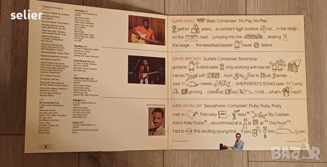 Bob James ‎– 12 Издание 🇺🇸 USA 1984г-GATEFOLD Стил:Smooth Jazz, Jazz-Rock Състояние на винила:NEAR, снимка 3 - Грамофонни плочи - 53025290