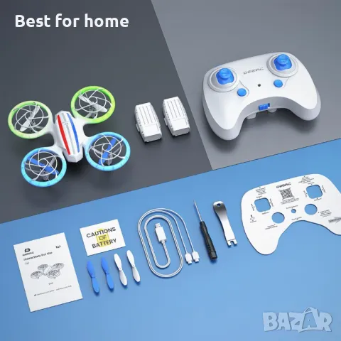 Дронове DEERC D23 с две батерии, снимка 9 - Дронове и аксесоари - 48554111