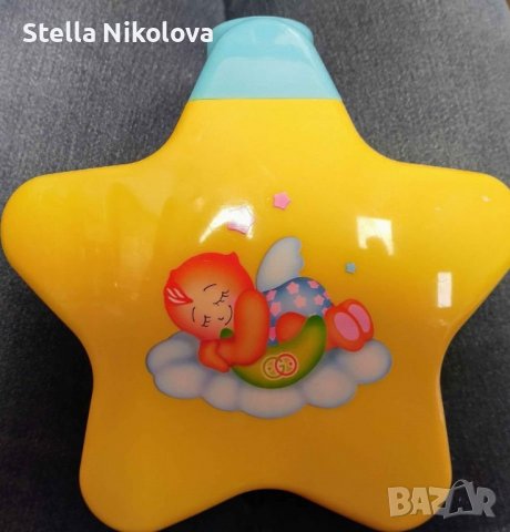 Нощна лампа за бебе с прожекция и приспивни мелодии