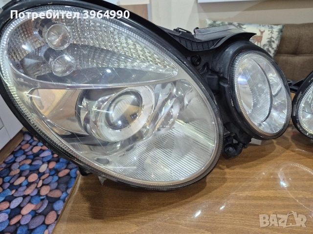 Кристални Оригинални Неразличими КСЕНОН фарове HELLA за Мерцедес Еклас W211 , снимка 2 - Части - 53086112