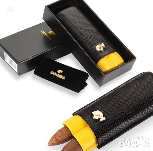 COHIBA кожен калъф за 2 пури