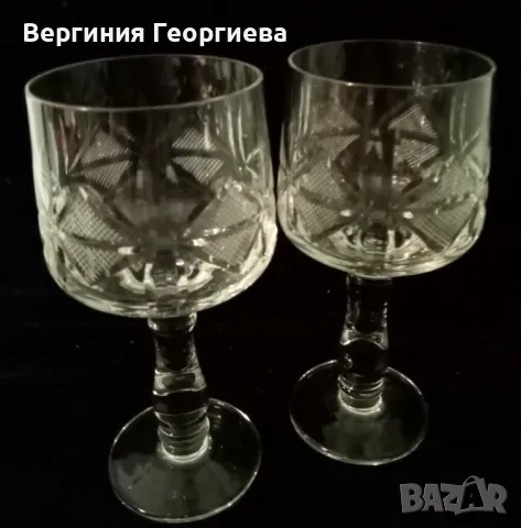Кристални чаши единични бройки , снимка 2 - Чаши - 50183086