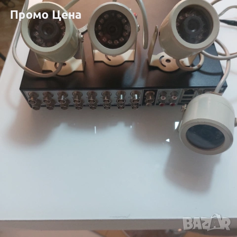 Комплект за видеонаблюдение DVR рекордер H.264,16-канален + 8 камери, снимка 6 - Други - 54207576