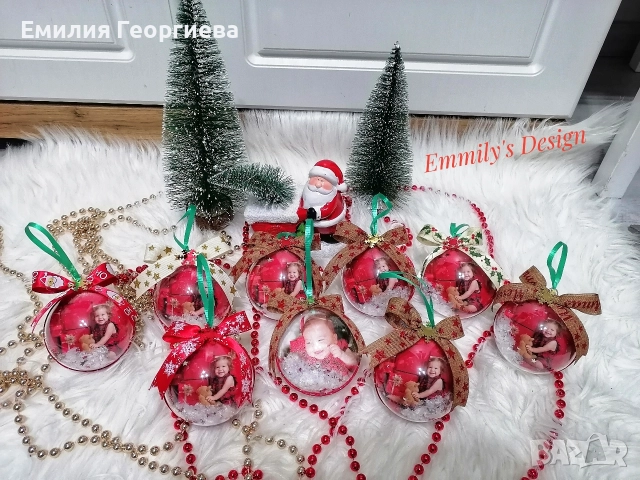 Коледни топки със снимки на най-ниски цени , снимка 13 - Други - 52822318