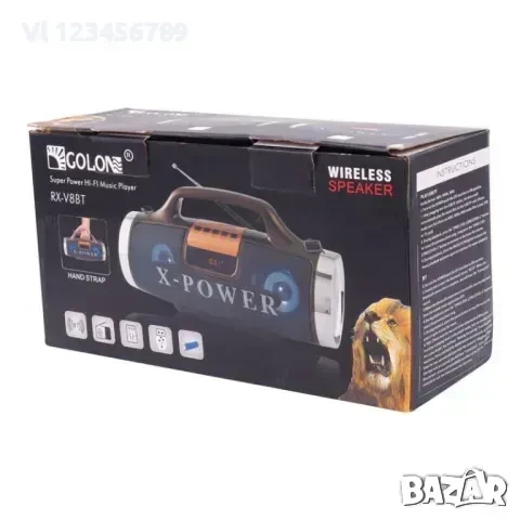 Активна bluetooth колонка - радио Golon RX-V8BT, снимка 4 - Bluetooth тонколони - 50689302