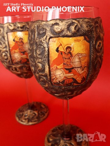 Икона на Свети Георги Победоносец icona Sveti Georgi Pobedonosec, снимка 10 - Икони - 14331566