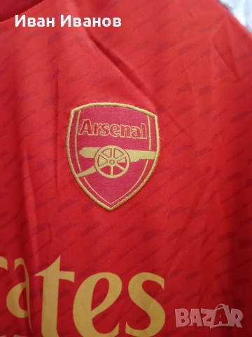 Чисто нова оригинална фланелка на Арсенал - Джака, снимка 10 - Футбол - 51650992