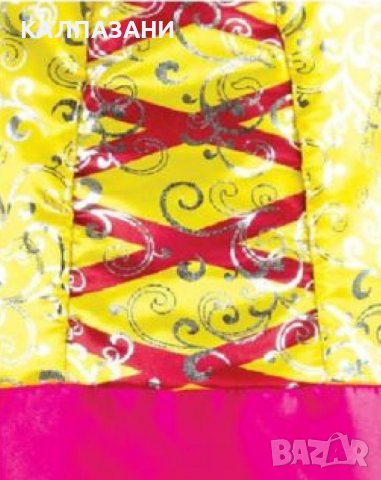 Приказна рокля Adorbs - Жълта, цикламена L85013, снимка 3 - Детски рокли и поли - 39405367