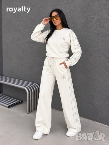 Calvin Klein Нов Дамски Памучен Комплект Различни Цветове Много Мек