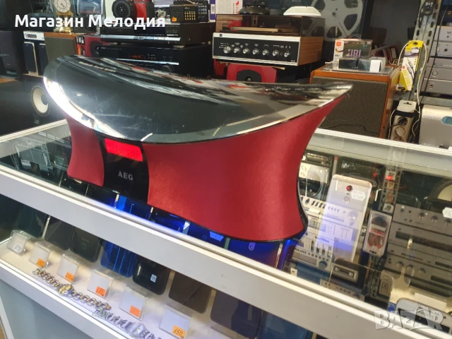 Блутут тонколона AEG Има и usb и aux. Bluetooth sound system AEG BSS 4803 В отлично техническо и виз, снимка 6 - Аудиосистеми - 51062307