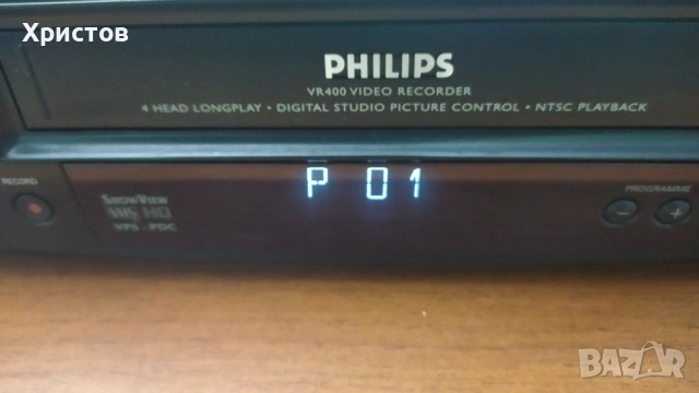 Записващо ВИДЕО VHS VR400 с 4 глави ОТЛИЧНО РАБОТЕЩО ОТ ЕДНО ВРЕМЕ в Отлично състояние, снимка 5 - Друга електроника - 53971264