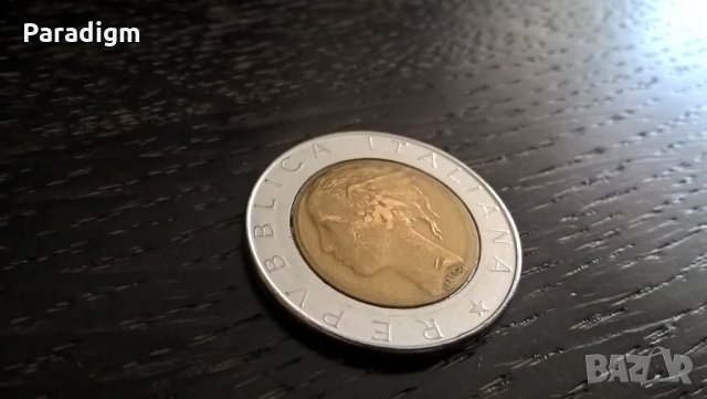 Монета - Италия - 500 лири | 1987г., снимка 2 - Нумизматика и бонистика - 31619155