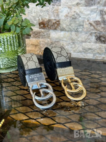 колан от естествена кожа в кутя gucci, снимка 4 - Колани - 50776393