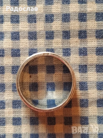 стар въртящ се сребърен пръстенн , снимка 3 - Пръстени - 51315042