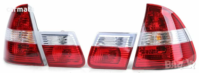 Кристални стопове за BMW 3 Серия E46 (1998-2005) - хром - комби