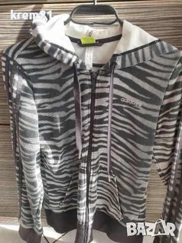Adidas Neo зебра дамско горнище  номер S, снимка 3 - Спортни екипи - 42886437