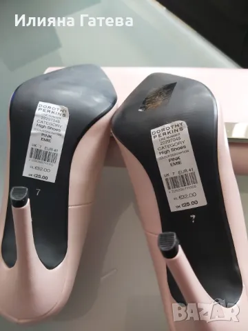 Нови токчета 39-40 номер и чанта в бебешко розово Dorothy Perkins, снимка 2 - Дамски обувки на ток - 47588062